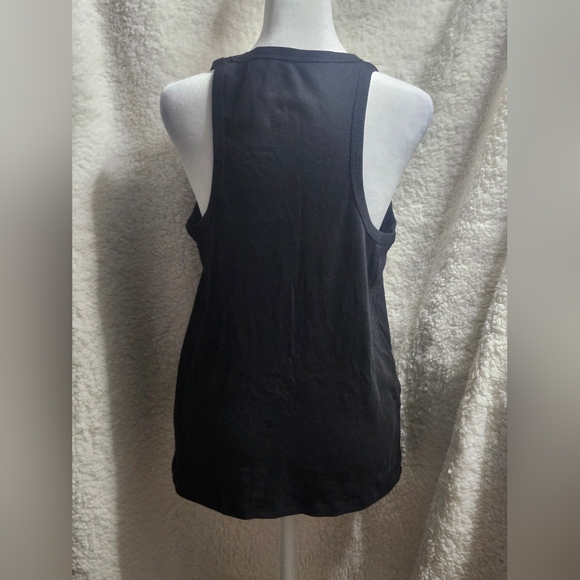 Black Sleeveless Button-Front Top SO Size: XXL - Picture 4 of 5